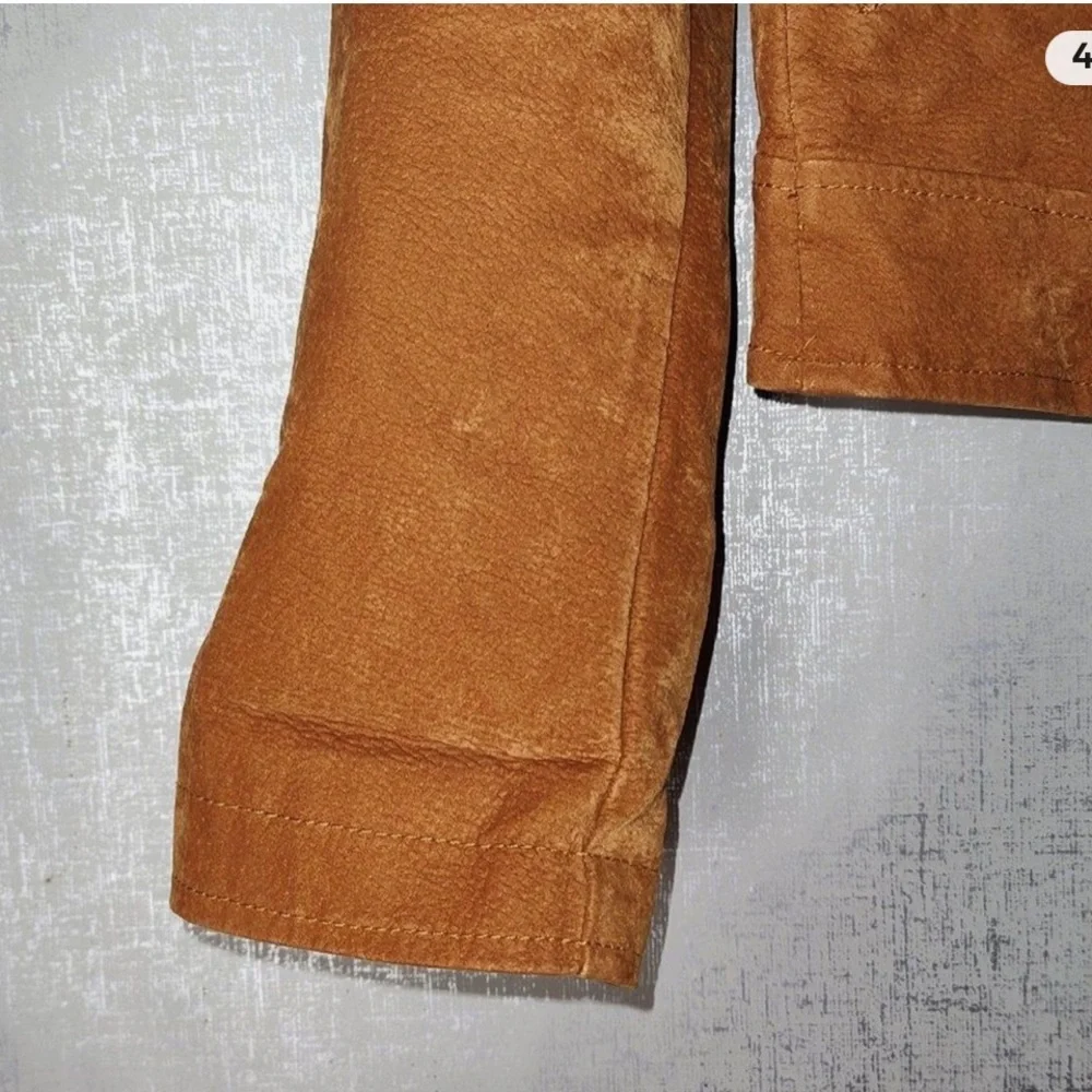 Anthropologie Brown Leather Jacket - Picture 8 of 9
